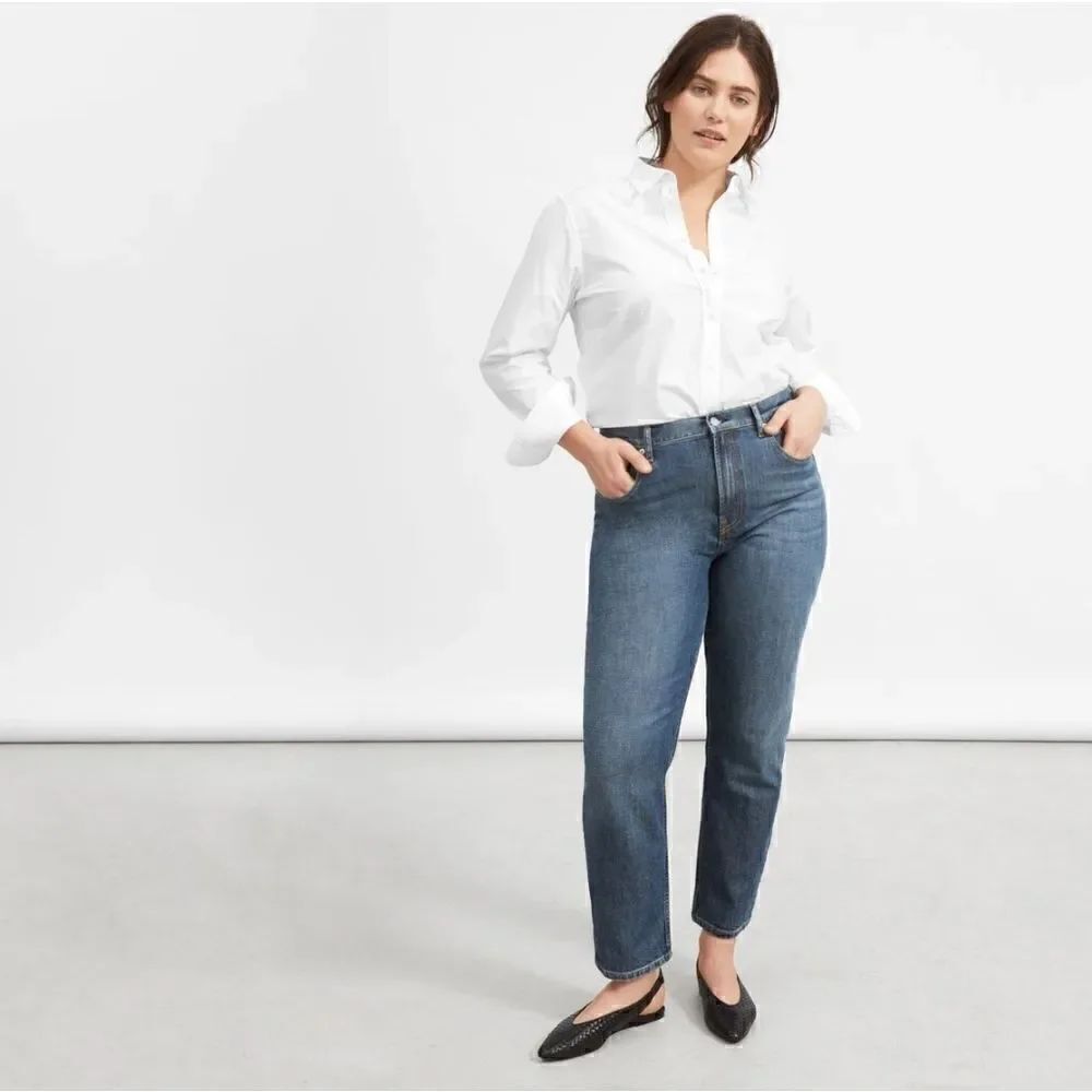 Everlane High Rise Straight Jean 26 Regular
